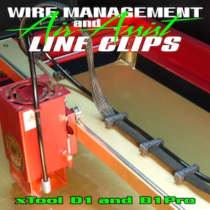 Air Assist Line Clips - xTool  D1 and D1 Pro(1.0)
