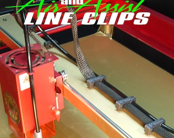 Air Assist Line Clips - xTool  D1 and D1 Pro(1.0)