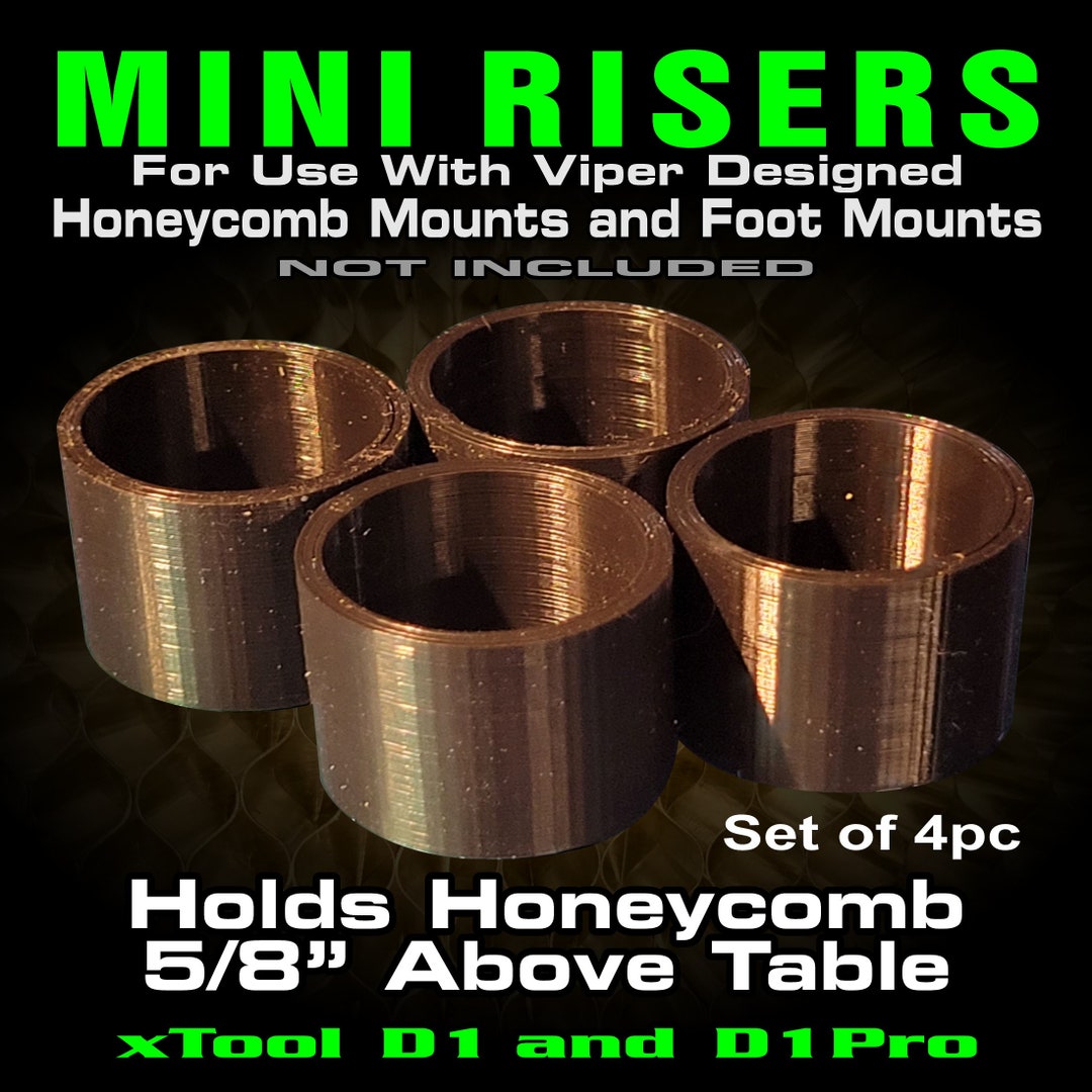 Mini Risers for Viper Designed Xtool Honeycomb Mounts - Etsy