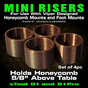Miniaturowe podstawki pod uchwyty Viper Designed xTool Honeycomb
