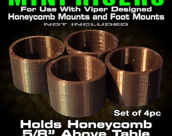 Mini Risers for Viper Designed xTool Honeycomb Mounts