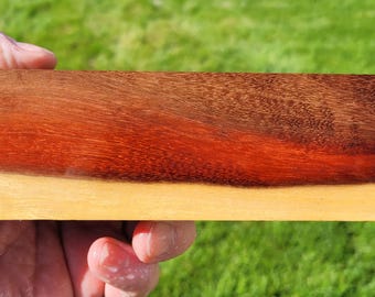 Knife Handle Block – Stabilized Katalox Hidden Tang Wood Blank – Custom Knife Making Handle Material