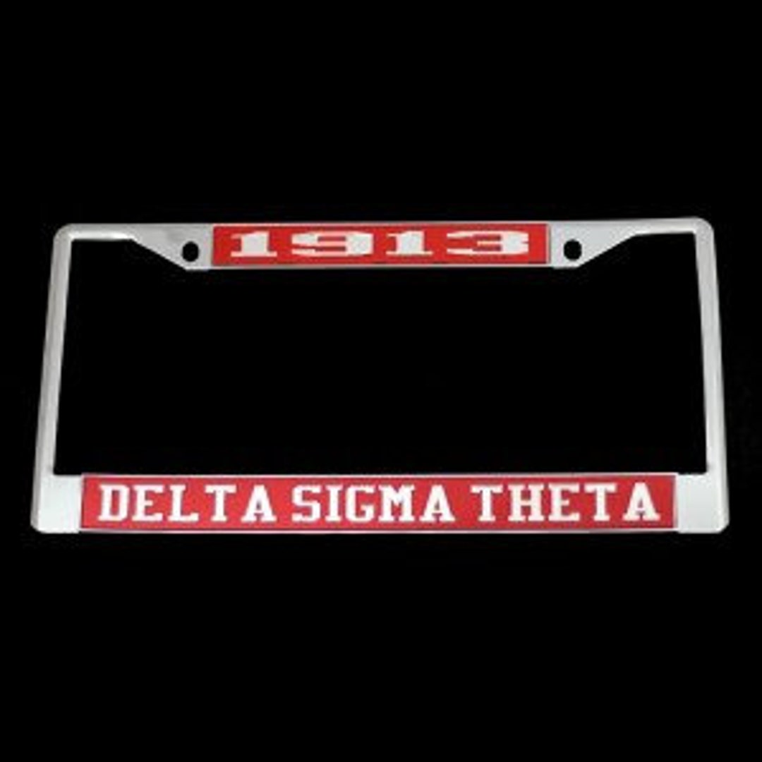 Delta Sigma Theta Founders License Frame Etsy