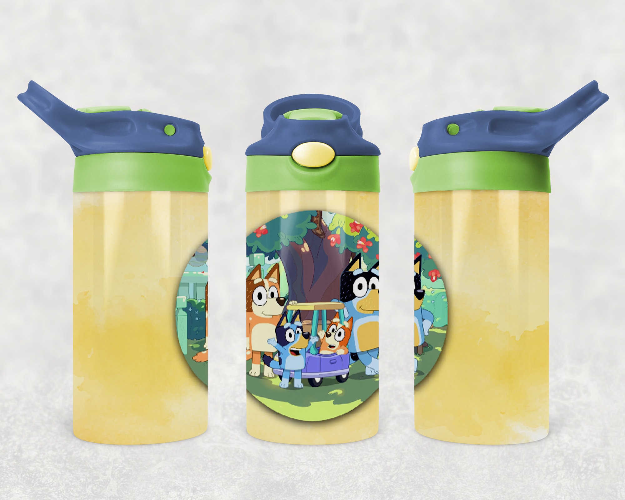 12 oz kids bluey tumbler