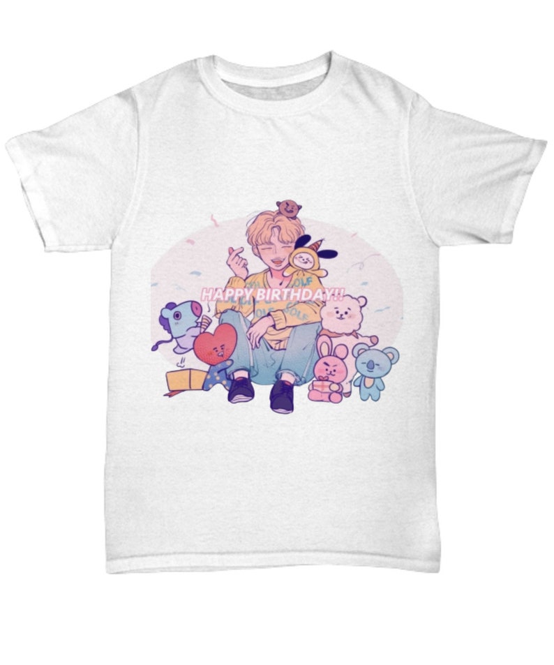 Kpop Idol Birthday Happy Birthday Bts Kpop Idol Army Tshirt Unisex Tee - Etsy