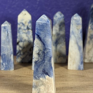 Afghanite Tower #5 Afghanite Stone, Crystal Gifts for Graduation, Crystals for Meditation, Inspirational Gifts for Women, Polished Crystal
