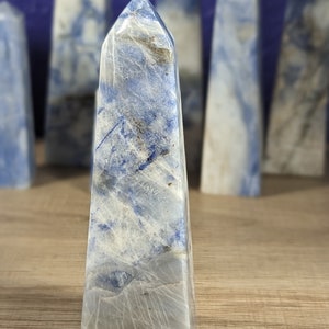 Afghanite Tower #4 Afghanite Stone, Crystal Gifts for Graduation, Crystals for Meditation, Inspirational Gifts for Women, Polished Crystal