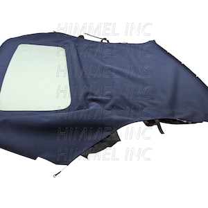 Handmade PORSCHE 996 1999-2001 Convertible Soft Top & Plastic window Blue German Canvas OEM Material