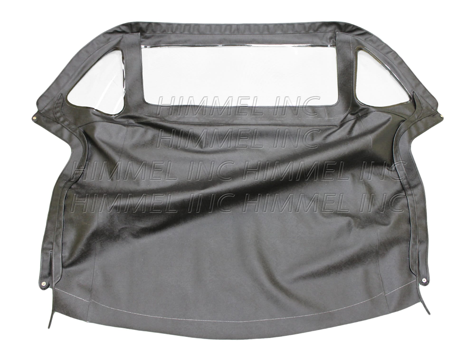 Handmade MG-B Convertible Top With Zipper 3 Plastic Windows 1971-1980 Haartz Black American Made Crush Grain Vinyl Topping