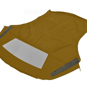 Handmade Toyota Solara Convertible Top & D.O.T Approved Plastic Window 1999-2003 Haartz Saddle Vinyl