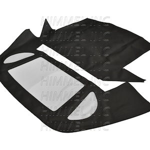 Handgemachtes Mercedes R129 SL Cabrio Verdeck 1990-2002 Schwarz Haartz Kanzashi Dirndl Stoff
