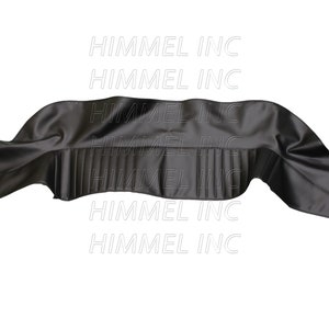 Handmade Fiat 124 Spider CS1/CS2 Convertible Boot Cover 1966-1985 Black Vinyl