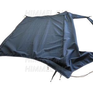 Handmade Audi A4 2003-2009 Convertible Headliner made from Black Bowdrill (the inside part)