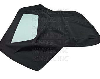 Capota convertible Mercedes W113 hecha a mano para modelos 230SL, 250SL y 280SL tipo pagoda (1963-1971). Fabricada con lona americana Haartz Stayfast negra con forro negro.