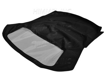 Handmade Fiat 124 Spider, 2000 CS2 1979-1982 Convertible Soft Top Made From Haartz Black Pinpoint Vinyl