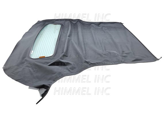 Munirater Black Vinyl Convertible Soft Top For Ford Mustang 2005-2014 – Heated Glass Window
