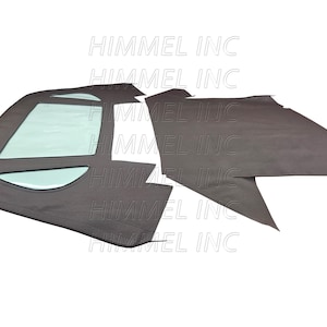 Handmade Mercedes R129 SL Convertible Soft Top 1990-2002 Made From Dark Brown German Canvas