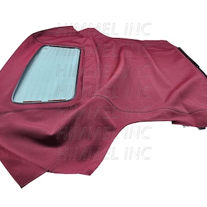 Handgemaakte Toyota MR2 Spyder Spider cabrio softtop en glazen raam Bordeaux Amerikaans gemaakte auto canvas topping