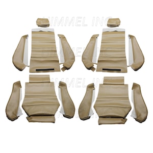 Handmade Bmw E30 325e 325i 318 Front standard seats Leather original reproduction Upholstery Kit