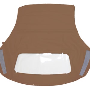 Handmade Chevrolet Camaro 1994-02 Convertible Soft Top & Plastic Window Made From Saddle Vinyl