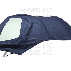 Handmade BMW E36 3-Series 1994-1999 Soft Top & Plastic window Made From Haartz Blue German Automobile Canvas Topping With Dobby Backing