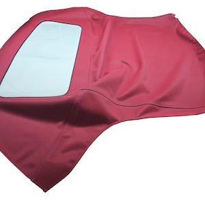 Handmade BMW Z3 1996-2002 Convertible Soft Top Replacement & Plastic window Bordeaux Haartz Stayfast American Automobile Canvas Topping
