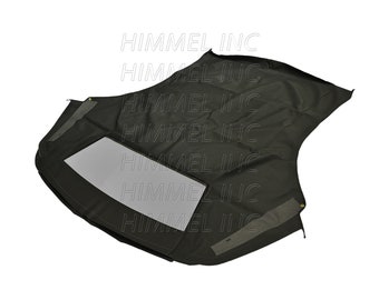Handmade Toyota Solara Convertible Top & D.O.T Approved Plastic Window 1999-2003 Made From Haartz American Black Sailcloth Vinyl