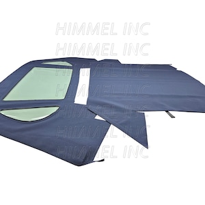 Handmade Mercedes R129 SL Convertible Soft Top 1990-2002 Haartz Blue Stayfast American Made Automobile Canvas