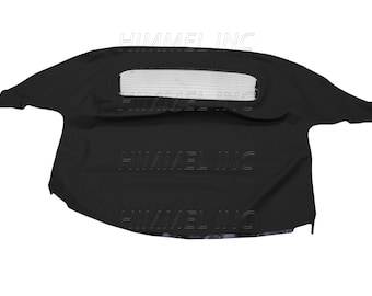 Handmade MAZDA MIATA 1990-2005 Convertible Soft Top & Heated Glass Window Haartz Black American Made Automobile Canvas
