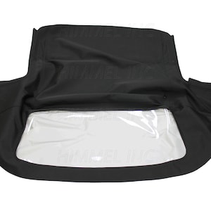Handmade Alfa Romeo Duetto 1600/1750 1967-1970 Convertible Top With D.O.T Approved Plastic Window Made from Black American Canvas
