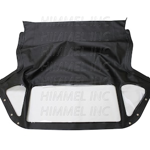 Handmade MG Midget Convertible Top With 3 Plastic Windows 1970-1980 Black Haartz American Made Crush Vinyl