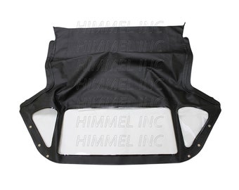 Handmade MG Midget Convertible Top With 3 Plastic Windows 1970-1980 Black Haartz American Made Crush Vinyl