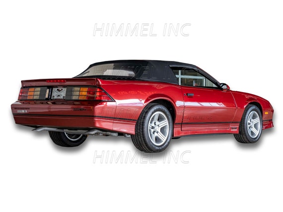 MoreThanTops Black Canvas Soft Top – Fits Chevrolet Camaro / Firebird 1990-1993, Haartz Material
