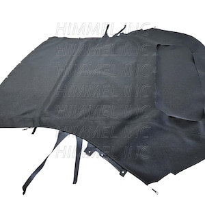 Handmade Porsche 911 997 2002-2012 Cabriolet Replacement Convertible Top Made From Black German Made Automobile Canvas