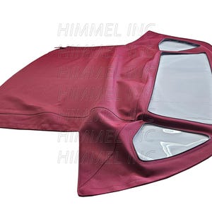 Handmade Nissan 300ZX 1993-1995 With Plastic Window Made From Haartz Burgundy Stayfast Canvas