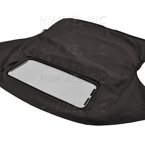 Handmade TOYOTA MR2 Spyder Spider Convertible Soft Top & Glass Window Made From Haartz Black Premium Vinyl