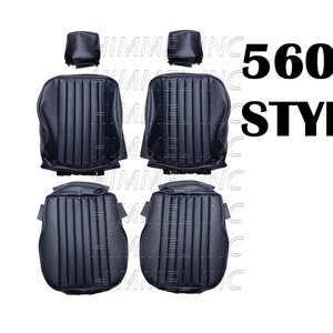 Handmade Mercedes Benz R107 1985-1989 Leather Seat Covers 560SL