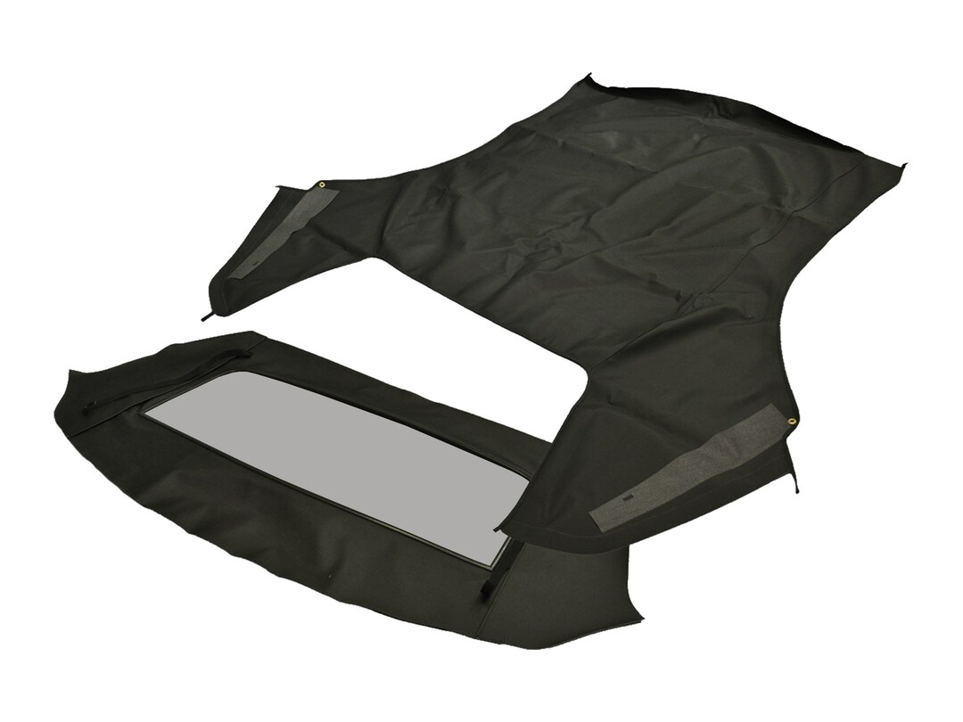 Fits: Geo Metro 1991-1993 Soft Top & Window Made From Black