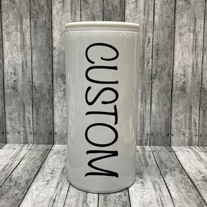 Custom Can Cooler | 12 ounces | Skinny Cans | Stainless Steel