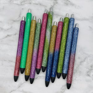 Ready to Ship Pens | Refillable | Glitter Pens | Inkjoy Gel