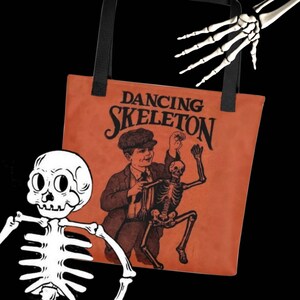 Borsa Dancing Skeleton Tote