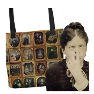 Viktorianische Daguerreotypie Tasche, A Haunted Heart, Ambrotype, Tintype, Victorian, Geldbörse, Bild
