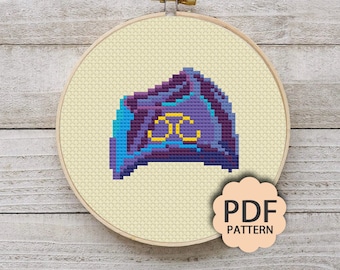 Scholar - FFXIV FF14 Job Stone - Patrón de punto de cruz PDF descargable