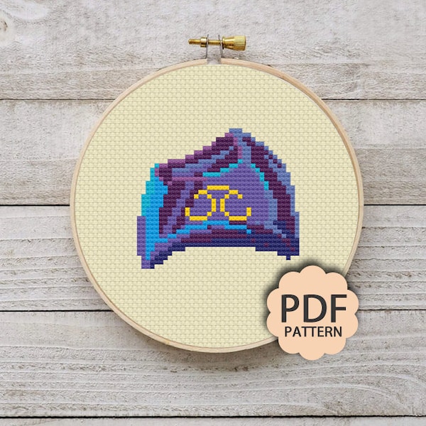 Scholar - FFXIV FF14 Job Stone - Cross Stitch Pattern PDF Downloadable