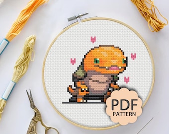 Snek - Elden Ring - Patrón Punto de Cruz PDF Descargable