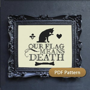 Our Flag Means Death - Cross Stitch Pattern PDF Downloadable