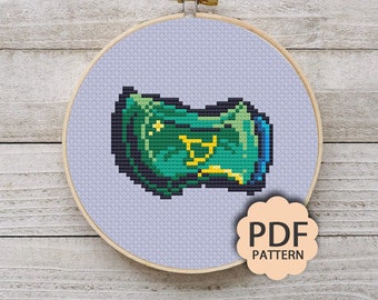 Invocador - FFXIV FF14 Job Stone - Patrón de punto de cruz PDF descargable