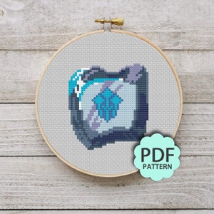 Sage- FFXIV FF14 Job Stone - Cross Stitch Pattern PDF Downloadable