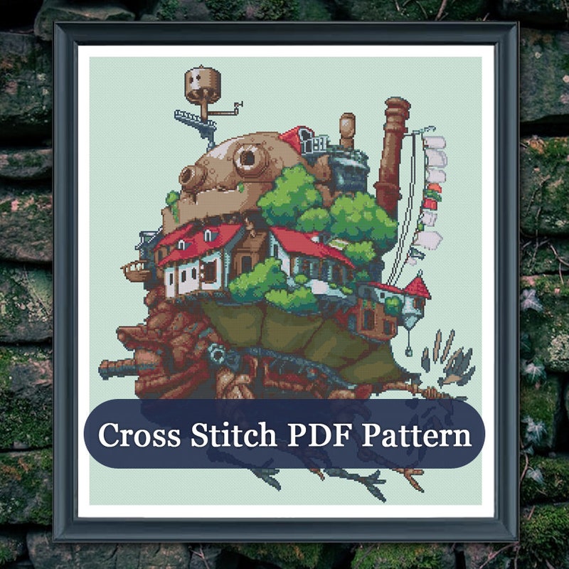 Ghibli Cross Stitch - Etsy