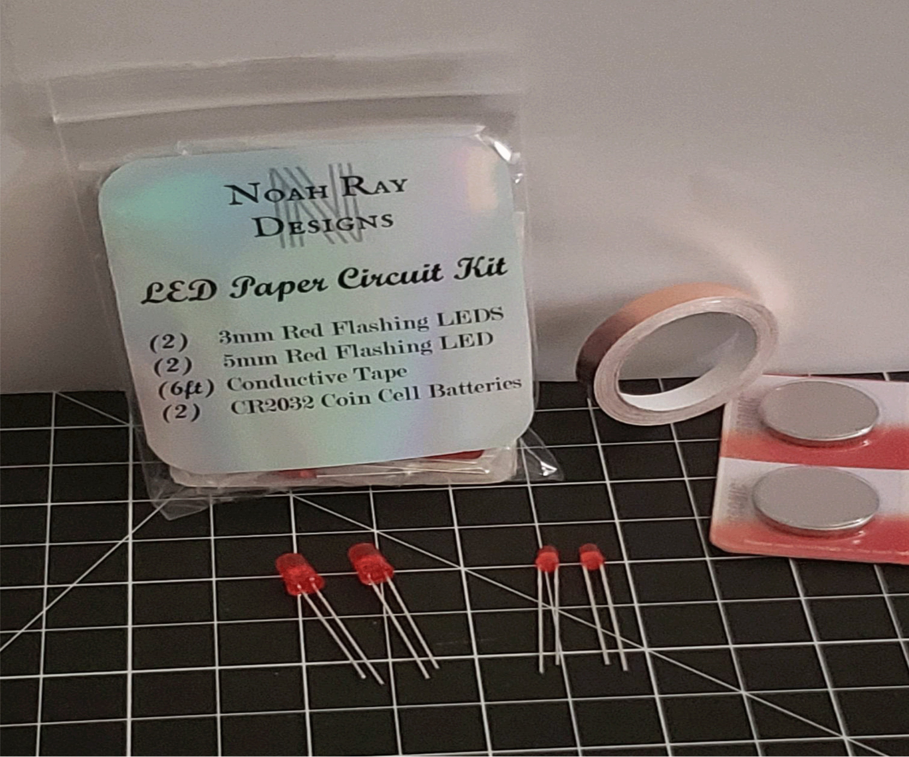 Led clignotante 3mm disco lent à câbler - par sachet de 4